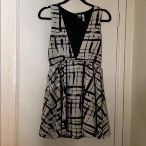 Free Press black and white dress